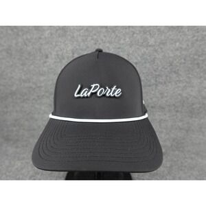 Branded Bills LaPorte Performance 545 Hat Mens Black Snapback Rope Cap